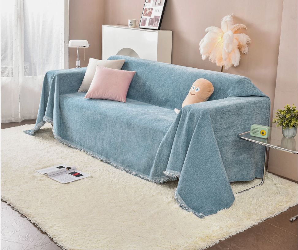 Couch Cover Turquoise Blue