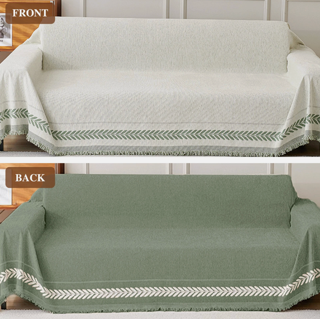 Couch Cover Egyption Green